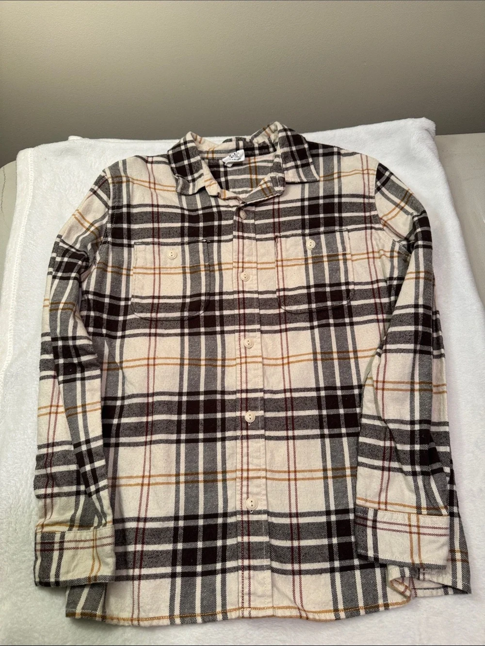 GAP Flannel Plaid Button-Down Shirt